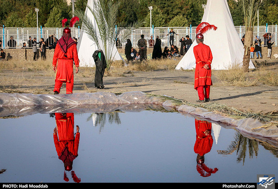 گزارش تصویری / مراسم خیمه سوزان عصر عاشورا در شهرک غرب /عکس : هادی مودب /شهرآرا