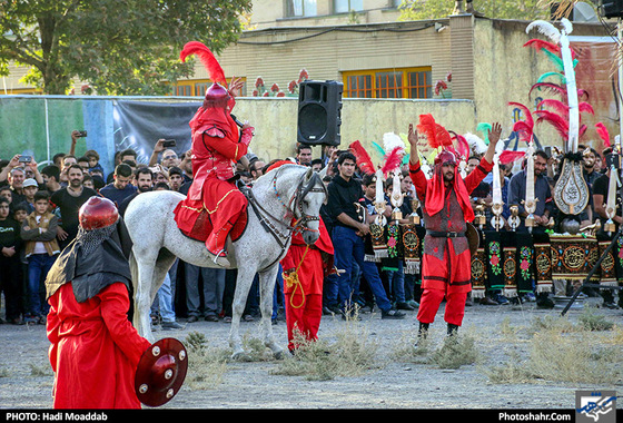 گزارش تصویری / مراسم خیمه سوزان عصر عاشورا در شهرک غرب /عکس : هادی مودب /شهرآرا