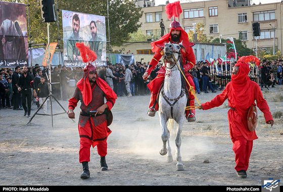 گزارش تصویری / مراسم خیمه سوزان عصر عاشورا در شهرک غرب /عکس : هادی مودب /شهرآرا