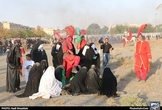 گزارش تصویری / مراسم خیمه سوزان عصر عاشورا در شهرک غرب /عکس : هادی مودب /شهرآرا
