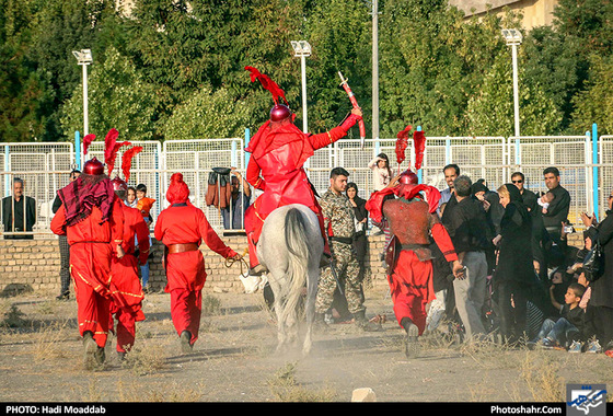 گزارش تصویری / مراسم خیمه سوزان عصر عاشورا در شهرک غرب /عکس : هادی مودب /شهرآرا