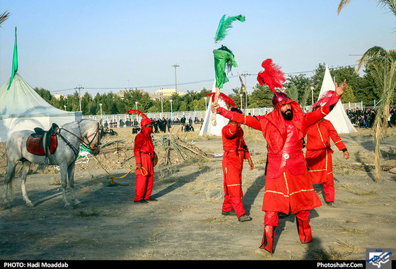 گزارش تصویری / مراسم خیمه سوزان عصر عاشورا در شهرک غرب /عکس : هادی مودب /شهرآرا
