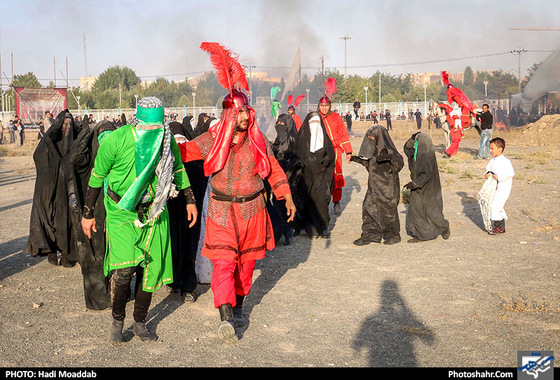 گزارش تصویری / مراسم خیمه سوزان عصر عاشورا در شهرک غرب /عکس : هادی مودب /شهرآرا