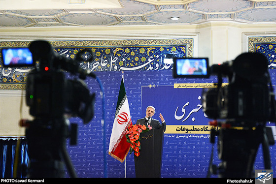گزارش تصویری / نشست خبری دکتر نوبخت در نمایشگاه مطبوعات/ عکس : جواد کرمانی /شهرآرا