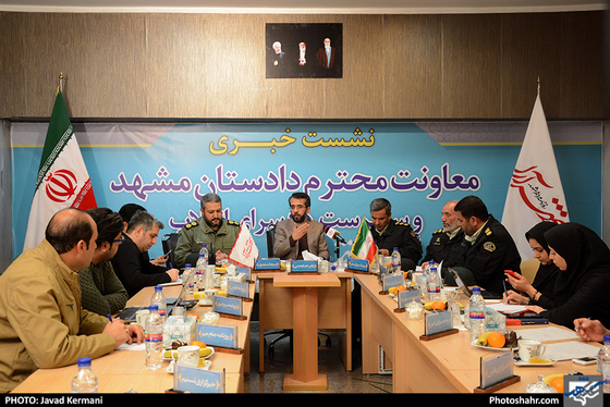 نشست خبری معاون دادستان مشهد / عکس:  جواد کرمانی / شهرآرا