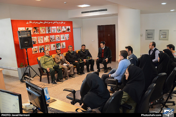بازدید معاون دادستان مشهد از تحریریه روزنامه شهرآرا / عکس:  جواد کرمانی / شهرآرا