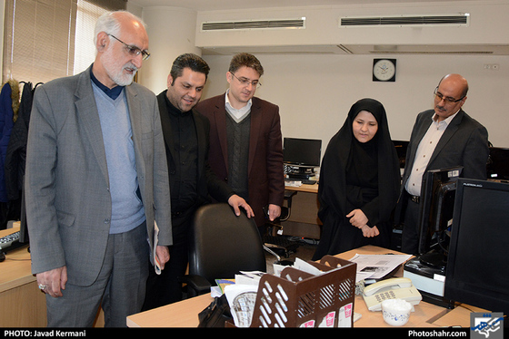 بازدید محمد رحیم نوروزیان فرماندار مشهد از موسسه فرهنگی شهرآرا / جواد کرمانی / شهرآرا