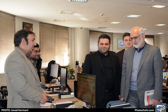 بازدید محمد رحیم نوروزیان فرماندار مشهد از موسسه فرهنگی شهرآرا / جواد کرمانی / شهرآرا