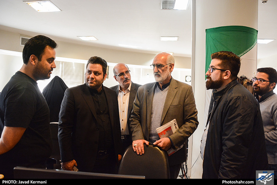 بازدید محمد رحیم نوروزیان فرماندار مشهد از موسسه فرهنگی شهرآرا / جواد کرمانی / شهرآرا