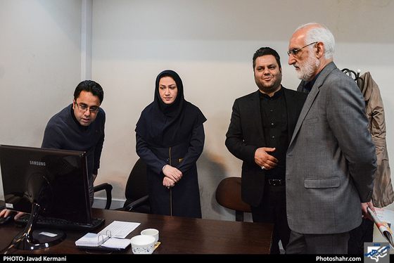 بازدید محمد رحیم نوروزیان فرماندار مشهد از موسسه فرهنگی شهرآرا / جواد کرمانی / شهرآرا