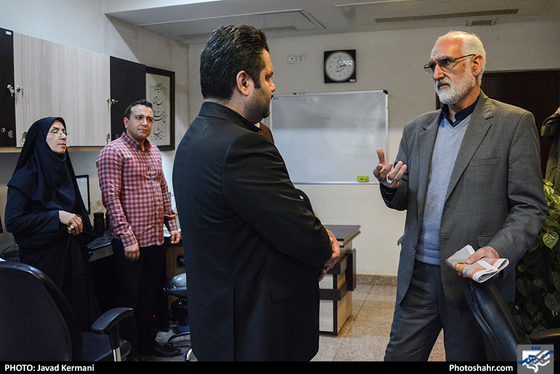 بازدید محمد رحیم نوروزیان فرماندار مشهد از موسسه فرهنگی شهرآرا / جواد کرمانی / شهرآرا