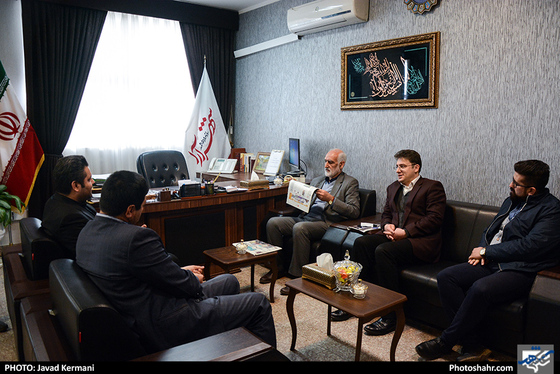 بازدید محمد رحیم نوروزیان فرماندار مشهد از موسسه فرهنگی شهرآرا / جواد کرمانی / شهرآرا