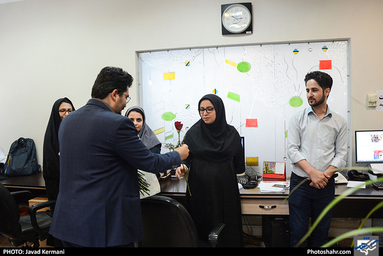 بازدید احسان اصولی عضو شورای شهر از روزنامه شهرآرا / عکس: جواد کرمانی / شهرآرا