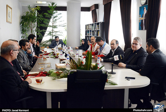 دیدار برخی از مسئولان بامدیرعامل شهرآرا / عکس: جوادکرمانی / شهرآرا 