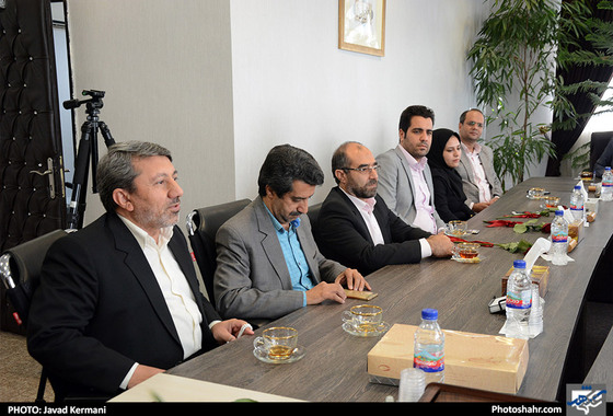 دیدار برخی از مسئولان بامدیرعامل شهرآرا / عکس: جوادکرمانی / شهرآرا 