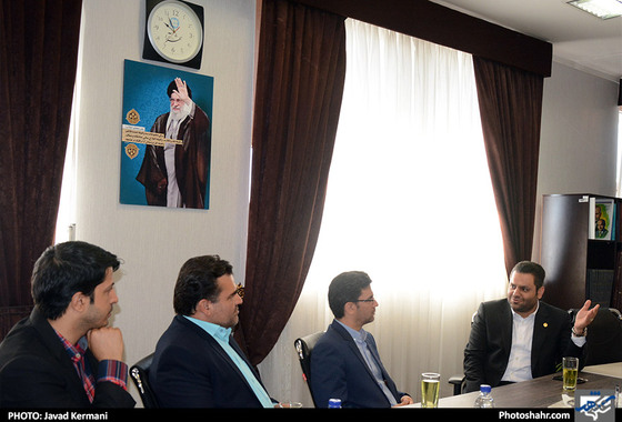 دیدار برخی از مسئولان بامدیرعامل شهرآرا / عکس: جوادکرمانی / شهرآرا 