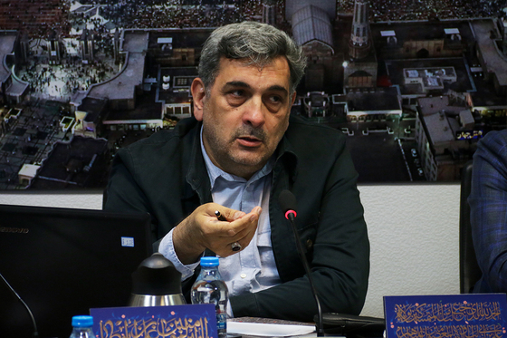 سخنرانی پیروز حناچی شهردار تهران در پژوهشکده ثامن مشهد