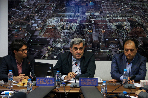 سخنرانی پیروز حناچی شهردار تهران در پژوهشکده ثامن مشهد