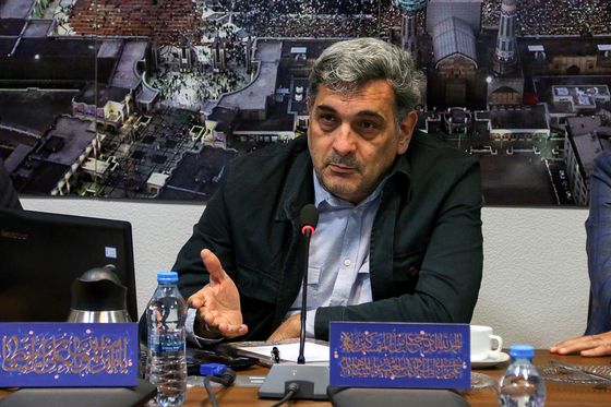 سخنرانی پیروز حناچی شهردار تهران در پژوهشکده ثامن مشهد