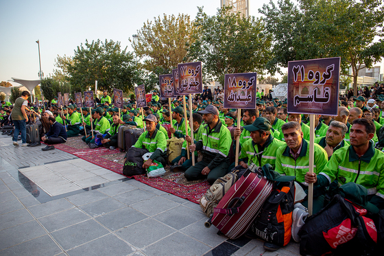  بدرقه «کاروان خدام الحسین(ع)» پاکبانان شهرداری مشهد
