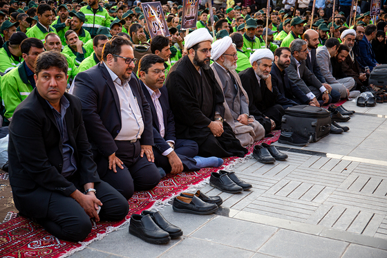 بدرقه «کاروان خدام الحسین(ع)» پاکبانان شهرداری مشهد