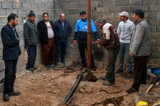 انسداد یک حلقه چاه غیرمجاز در روستای زاک