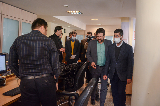 بازدید مدیرکل ارشاد از روزنامه شهرآرا