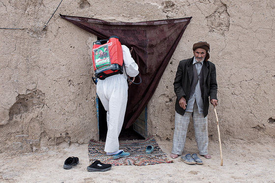 ضدعفونی روستاهای اطراف مشهد