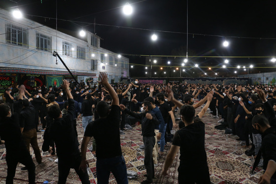 عزاداری شب تاسوعا در منطقه گلشهر