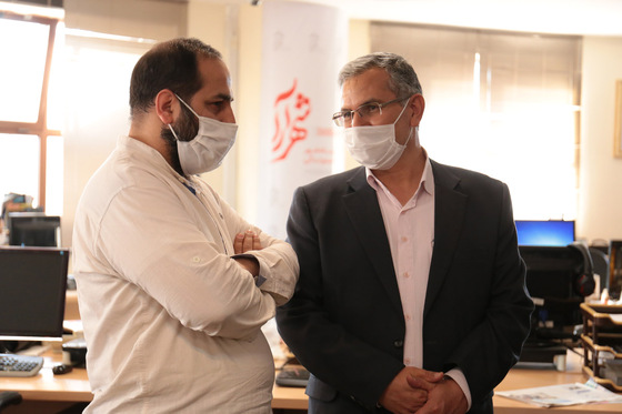 بازدید رئیس کمیسیون اقتصادی شورای شهر مشهد از مؤسسه شهرآرا