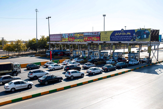 وضعیت تردد در ورودی و خروجی جنوبی مشهد