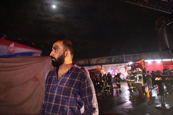 آتش سوزی در بازار خشکبار مصلی