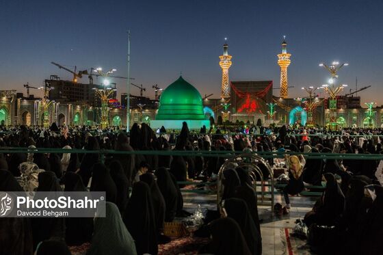 حال و هوای مشهد در شب میلاد امام رضا (ع)