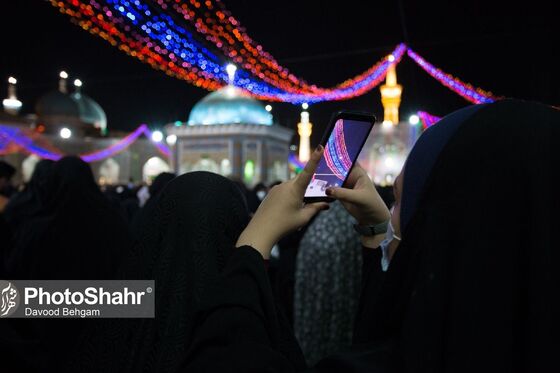 حال و هوای مشهد در شب میلاد امام رضا (ع)