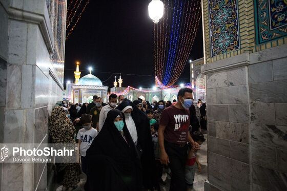 حال و هوای مشهد در شب میلاد امام رضا (ع)
