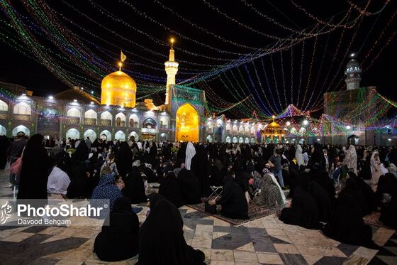 حال و هوای مشهد در شب میلاد امام رضا (ع)