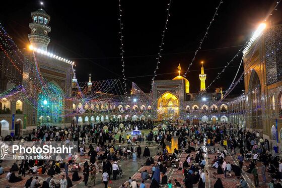 حال و هوای مشهد در شب میلاد امام رضا (ع)