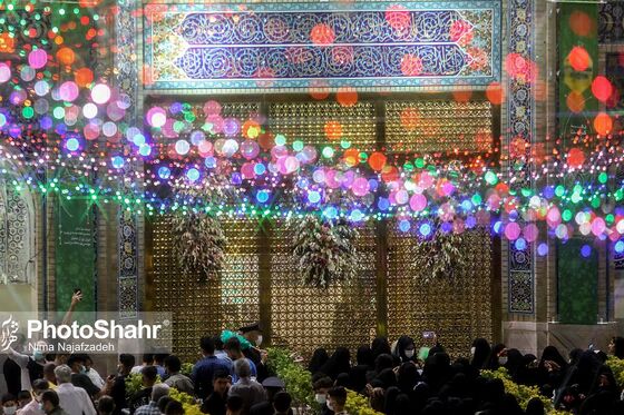 حال و هوای مشهد در شب میلاد امام رضا (ع)