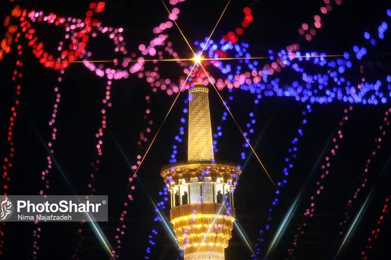 حال و هوای مشهد در شب میلاد امام رضا (ع)