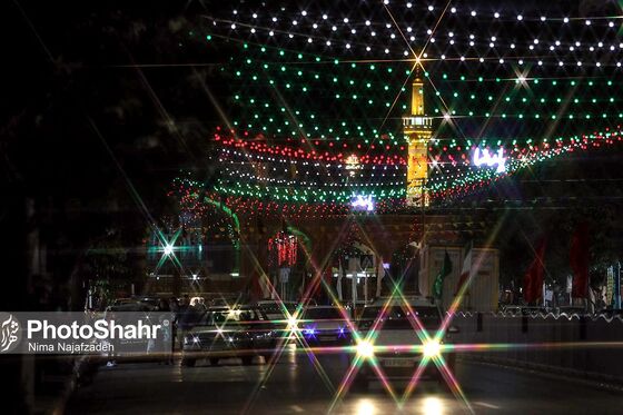 حال و هوای مشهد در شب میلاد امام رضا (ع)