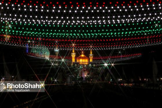 حال و هوای مشهد در شب میلاد امام رضا (ع)