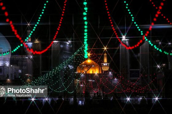 حال و هوای مشهد در شب میلاد امام رضا (ع)