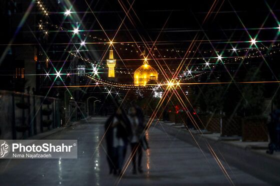 حال و هوای مشهد در شب میلاد امام رضا (ع)