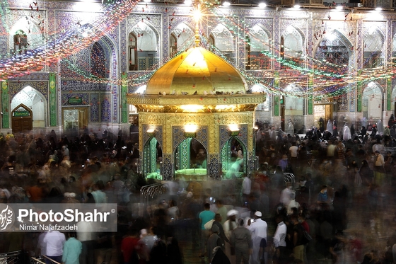 حال و هوای مشهد در شب میلاد امام رضا (ع)
