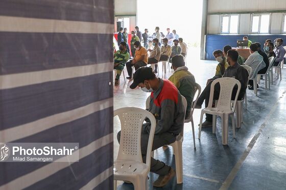 واکسیناسیون نیروهای خدمات‌شهری در مشهد