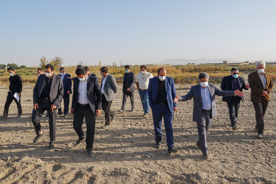 بازدید اعضای شورای اسلامی شهر مشهد از کشف رود
