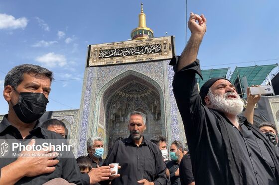 عزاداری روز شهادت امام رضا علیه اسلام در مشهد