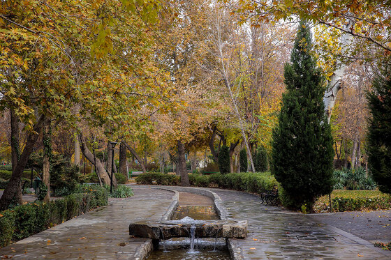 طبیعت پاییزی بوستان های مشهد