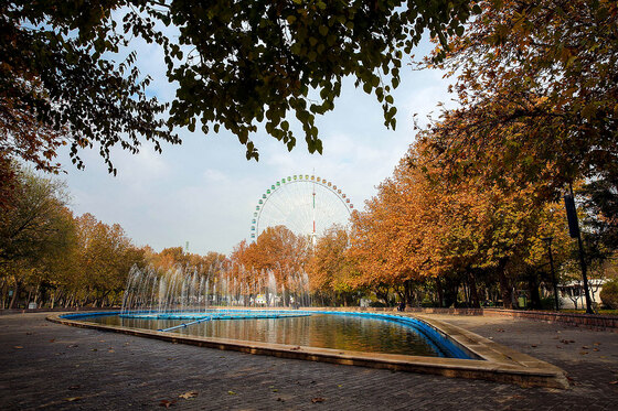 طبیعت پاییزی بوستان های مشهد