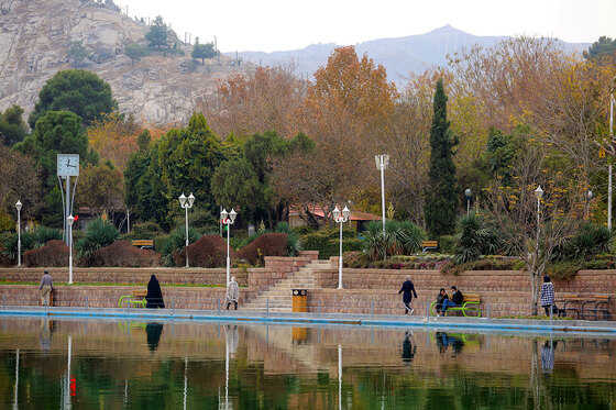 طبیعت پاییزی بوستان های مشهد